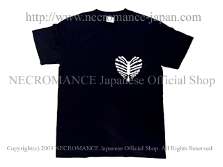 ネクロマンス NECROMANCE【ハートリブスケルトン Tシャツ Heart