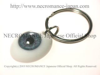 ネクロマンス NECROMANCE【義眼キーリング Eye Keyring ＜ブルー/Blue