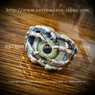 ネクロマンス NECROMANCE【シルバーボーンハンド義眼リング Silver 