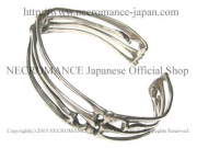 【受注生産 ご予約受付中】【ネクロマンス NECROMANCE】 シルバーボーンブレスレット Silver Bone Bracelet 骸骨 バングル