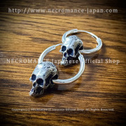 スカル　義眼　バングル ネクロマンス NECROMANCE】【数量限定受注生産】 シルバーイーヴィル