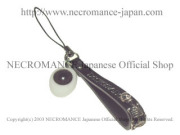 【ネクロマンス NECROMANCE】 義眼ストラップ Eye charm strap ＜ヘーゼル/Hazel/茶色＞ 目玉