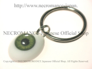 【ネクロマンス NECROMANCE】 義眼キーリング Eye Keyring ＜グリーン/Green/緑＞ 目玉