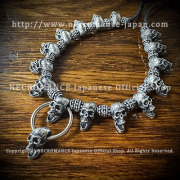 【ご予約受付中】【ネクロマンス NECROMANCE】 スクリーミングスカルネックレス Skull Necklace ＜Screaming Skull＞ 骸骨