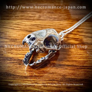 【ネクロマンス NECROMANCE】 シルバーバットスカルネックレス Silver Bat Skull Necklace 蝙蝠 コウモリ 頭蓋骨