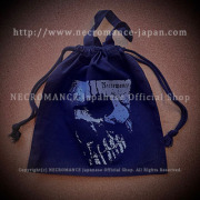 【ネクロマンス NECROMANCE】 スカル ドローストリングバッグ Skull Drawstring Bag 巾着 骸骨