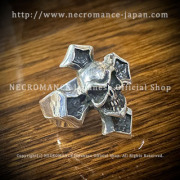 ネクロマンス　ポイズンリング　シルバー925 hide レア　スカル　23号 ネクロマンス NECROMANCE リング Ring NECROMANCE Japanese Official