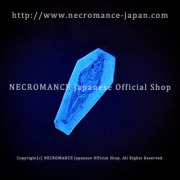 【数量限定】【ネクロマンス NECROMANCE】 シルバー棺桶ゴーストリング ＜ブルーグロー/Blue Glow/青＞ Silver Coffin Ghost Ring 幽霊 骸骨 蓄光