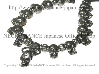 【ネクロマンス NECROMANCE】 タイニースカルネックレス Skull Necklace ＜Tiny Skull＞ 骸骨