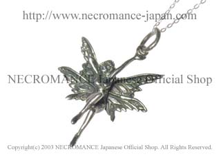 【ネクロマンス NECROMANCE】 シルバーフェアリーネックレス Silver Fairy Necklace 妖精
