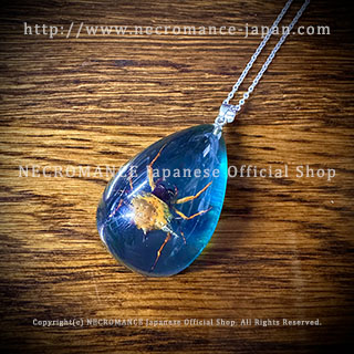 【ネクロマンス NECROMANCE】 リアルゴールデンエンジェルスパイダーネックレス Real Golden Angle Spider Necklace 蜘蛛