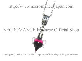 【ネクロマンス NECROMANCE】 ヴァイアルブラッドヴァンパイアネックレス Vial Blood Vampire Necklace ＜ローマ/Romen＞ 吸血鬼