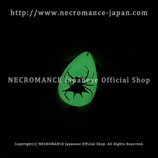【ネクロマンス NECROMANCE】【数量限定】 グローリアルゴールデンエンジェルスパイダーネックレス Glow Real Golden Angle Spider Necklace 蜘蛛
