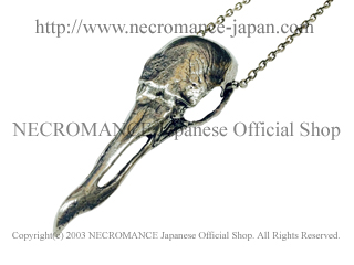 【ネクロマンス NECROMANCE】 バルチャースカルネックレス Vulture Skull Necklace コンドル 禿鷹 頭蓋骨 骸骨