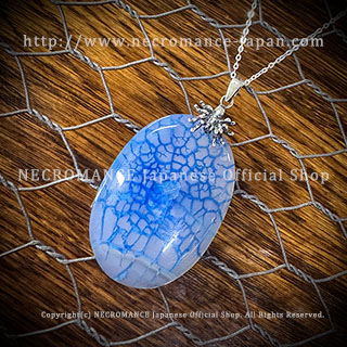 【One of kind 一点だけの商品】【ネクロマンス NECROMANCE】 シルバードロップスパイダーネックレス Silver Drop Spider Necklace ＜#008＞ 蜘蛛  蜘蛛の巣