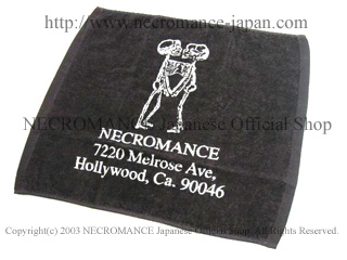 【ネクロマンス NECROMANCE】 ハンドタオル＜NECROMANCE＞ Necromance Hand Towel 骸骨