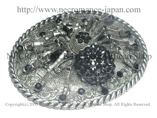 【ネクロマンス NECROMANCE】 スパイダーバックル Spider Buckle ＜ブラック/Black/黒＞ 蜘蛛