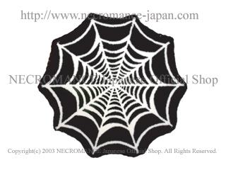 【ネクロマンス NECROMANCE】 スパイダーウェブラグマット Spider Web Rug 蜘蛛の巣