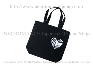 【ネクロマンス NECROMANCE】【数量 限定販売】ハートリブスケルトン トートバック Heart Rib Skeleton Tote Bag 骸骨 肋骨 心臓