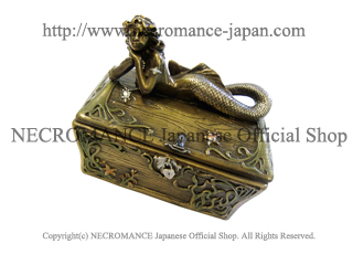 【ネクロマンス NECROMANCE】 マーメイド トリンケット ボックス Mermaid Trinket Box 人魚 宝箱 小物入れ