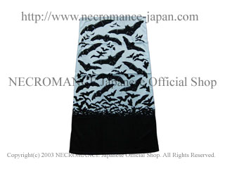 【ネクロマンス NECROMANCE】【数量 限定販売】フライングバットバスタオル Flying Bat Bath Towel 蝙蝠 コウモリ