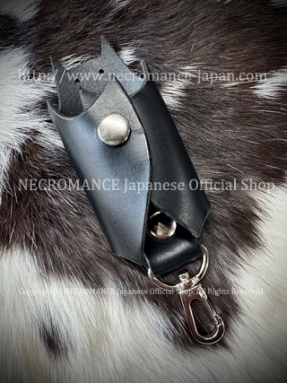【数量限定】【ネクロマンス NECROMANCE】 レザーバットキーケース Leather Bat Key Case 蝙蝠 コウモリ 本革