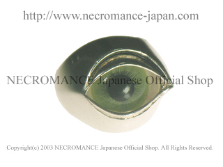 【ネクロマンス NECROMANCE】 NEW義眼リング New Eye Ring ＜グリーンブライト/Green Bright＞ 目玉