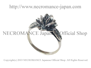 【ネクロマンス NECROMANCE】 シルバーゴシックローズリング Silver Gothic Rose Ring 薔薇 指輪