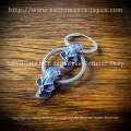 【ネクロマンス NECROMANCE】 ２連スカルピアス ＜ラージフープスカル＞ Two Hoop Skull Pierce ＜Large Hoop Skull＞ 骸骨