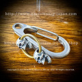 【ネクロマンス NECROMANCE】 ブラス スカル カラビナ ＜ Y Type＞ Brass Skull carabiner 骸骨