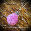 【One of kind 一点だけの商品】【ネクロマンス NECROMANCE】 シルバードロップスパイダーネックレス Silver Drop Spider Necklace ＜#004＞ 蜘蛛  蜘蛛の巣
