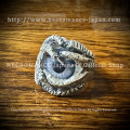 【ネクロマンス NECROMANCE】【数量限定受注生産】 シルバーイーヴィルクロー義眼リング Silver Evil Crow Glass Eye Ring ＜グレー/Gray＞ 目玉 邪悪 爪