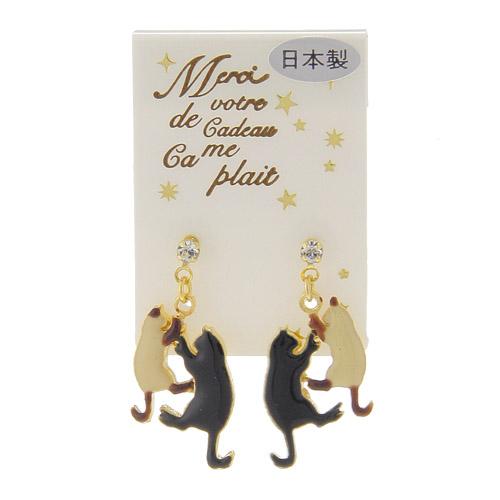 仲良しねこピアス