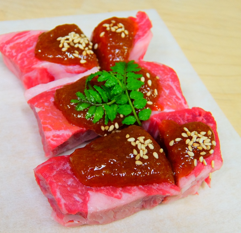 牛肉の味噌漬け