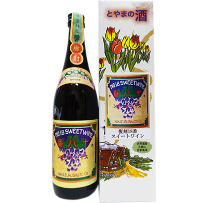 若鶴十八番スイートワイン720ml