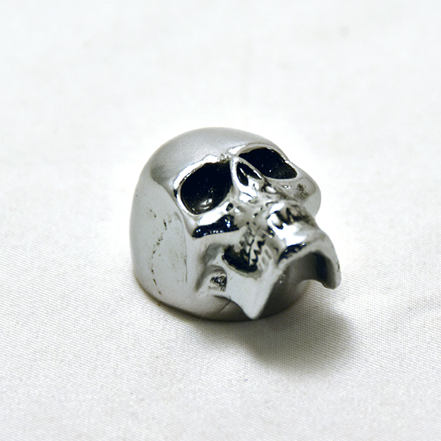 Qparts  JUMBO SKULL KNOB クローム