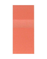 ゴム氏名印　25×6mm　オレンジ色　ヨコ書き