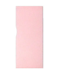 ゴム氏名印　25×6mm　ピンク　タテ書き