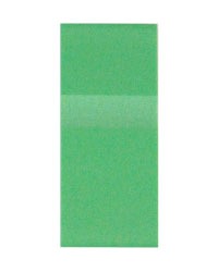 ゴム氏名印　25×6mm　緑　ヨコ書き