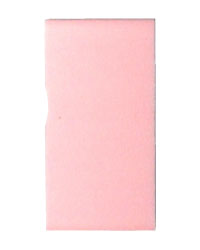 ゴム氏名印　30×6mm　ピンク　タテ書き