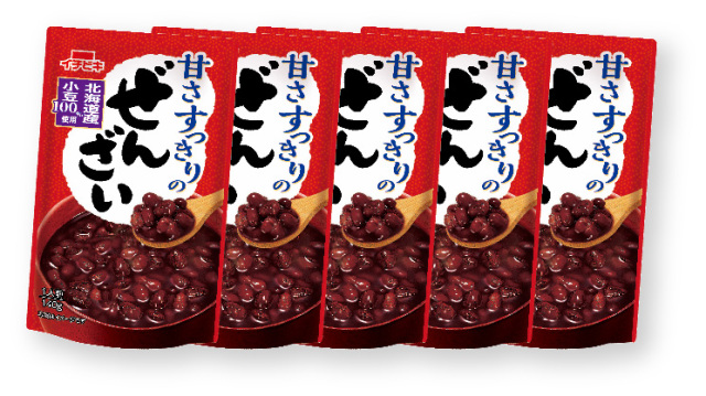 甘さすっきりのぜんざい 5個セット