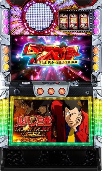 パチスロ実機 オリンピア ルパン三世 ロイヤルロード~金海に染まる黄金神殿~【B1】