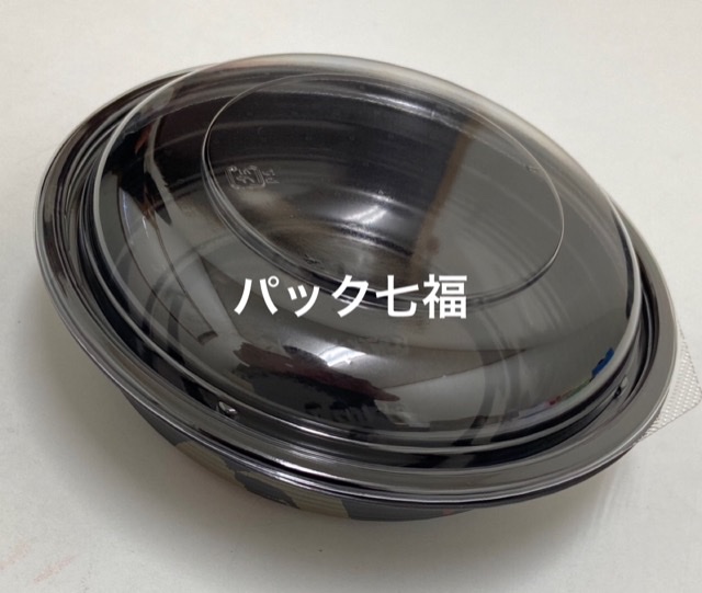 CP化成　BF丼内7黒つづみ　透明蓋付　1袋50入　税別単価83円