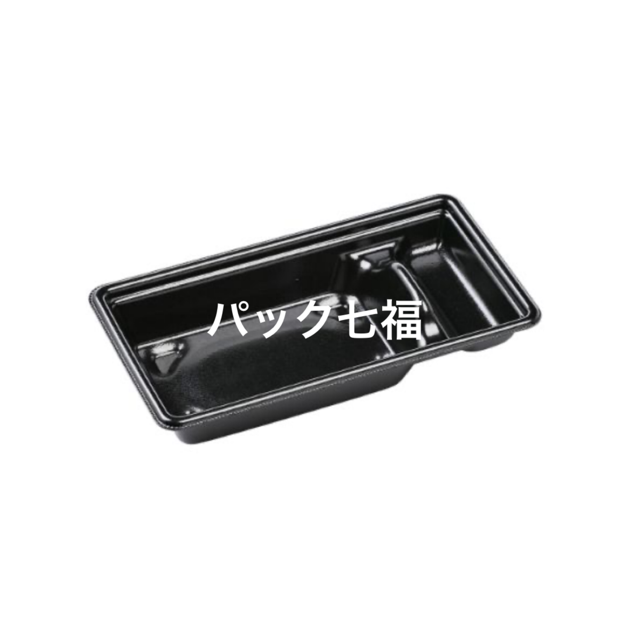 エフピコ　MFP-角重22-12黒　透明蓋付　1袋50入　税別単価43円