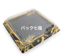 エフピコ 祝賀桶 38-38おり姫金 透明蓋付 1袋10入 税別単価260円