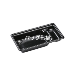 エフピコ　MFP-角重22-12黒　透明蓋付　1袋50入　税別単価43円