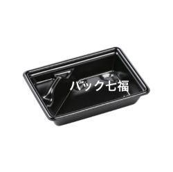 エフピコ　MFP-角重18-13-1黒　透明蓋付　1袋50入　税別単価38円