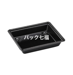 エフピコ　MFP-角重18-15黒　透明蓋付　1袋50入　税別単価44円