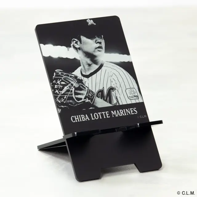 千葉ロッテマリーンズ 二重アクリルスマホスタンド