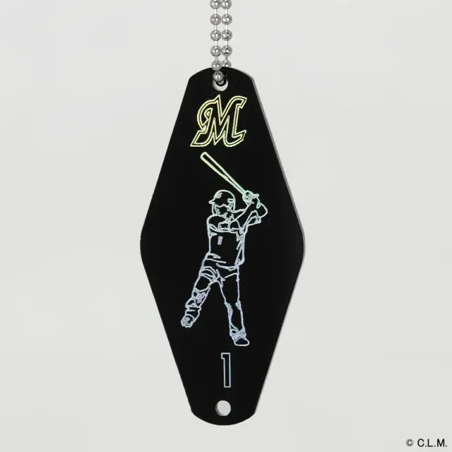 千葉ロッテマリーンズ シルエットアクキー